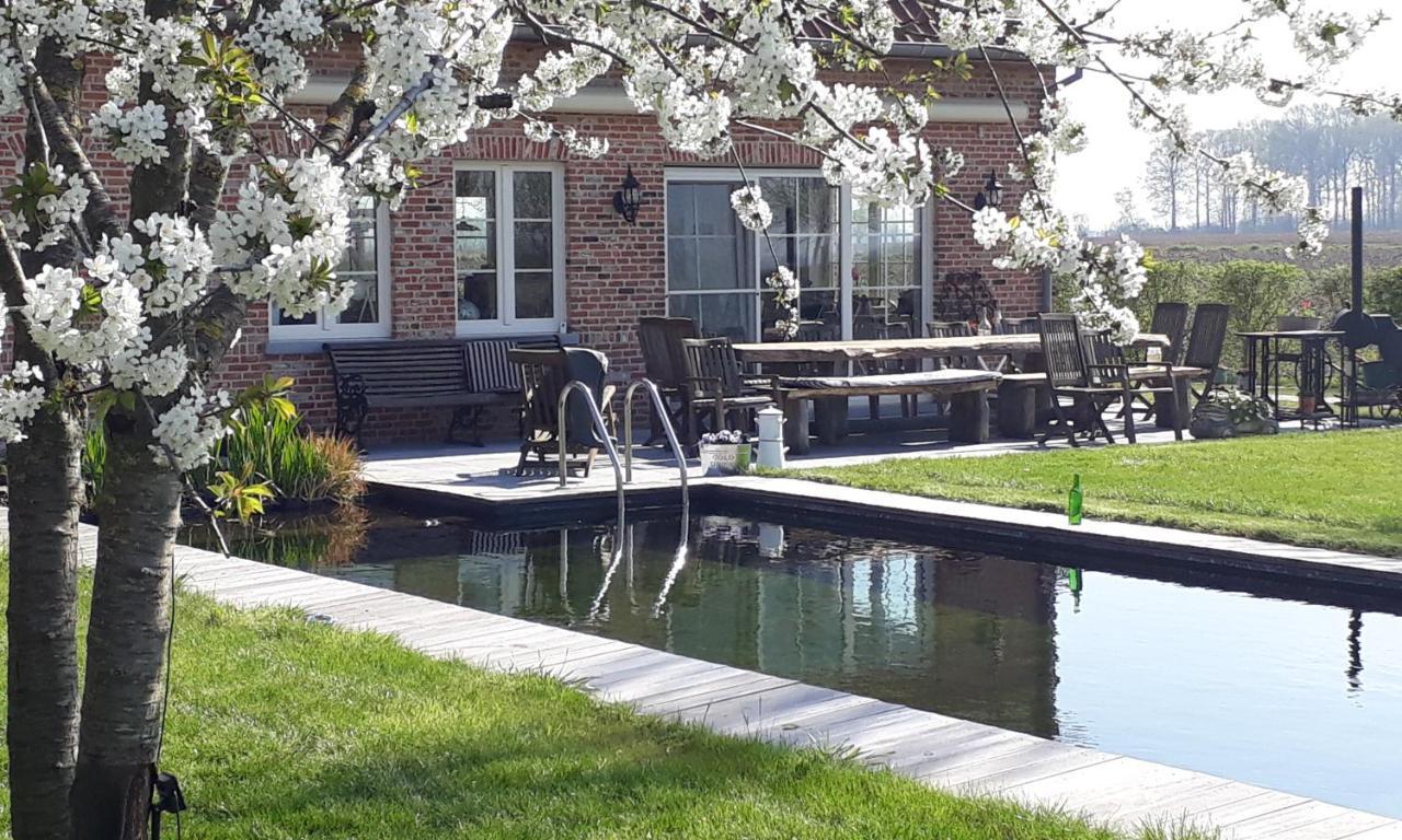 B & B Victors Hof, Met Zwemvijver In Landelijke Setting Lievegem Exterior foto